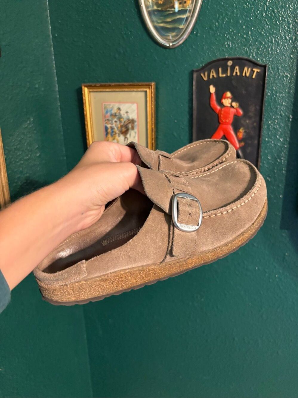Birkenstock Buckley Suede Clogs Brown Women’s EU 41 US 10